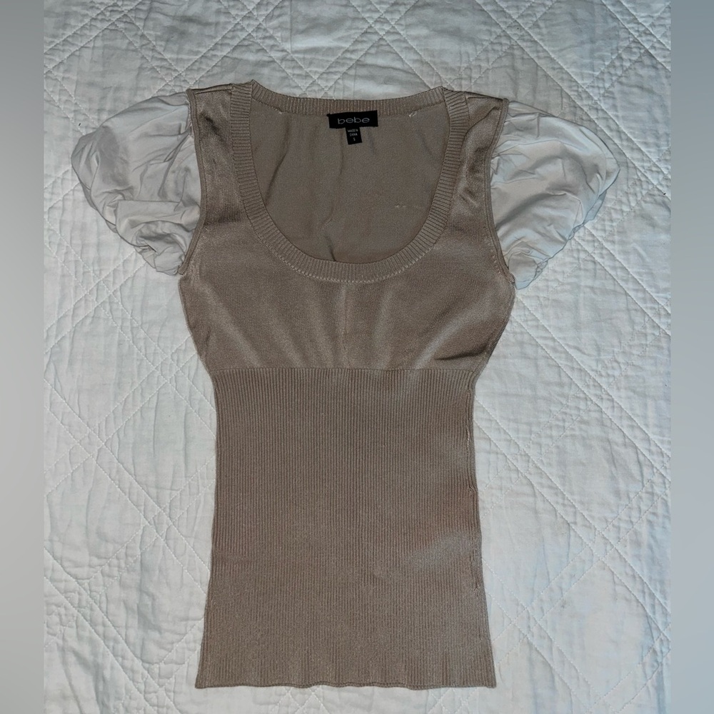Bebe milkmaid top